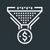 Thumb profit funnels icon